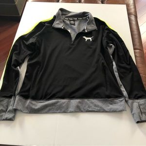 Pink Victoria’s Secret Half Zip Pull Over